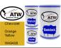 Preview: Chevrolet, Orange Yellow, WA9408: 500ml Lackdose + 500ml Klarlack + 250ml Härter - Set, von ATW Autoteile West.